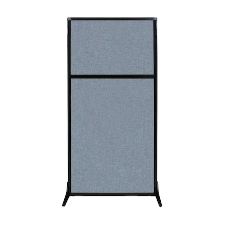 Versare Work Station Screen 33" x 70" Powder Blue Fabric 1841104